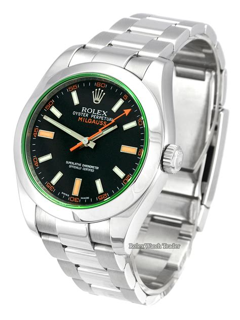 rolex milgauss second hand